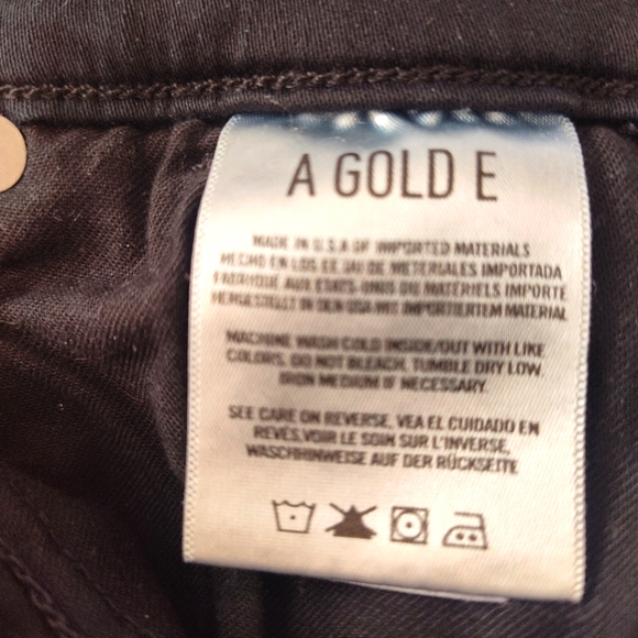 Agolde black skinny distressed cropped jeans - Picture 6 of 6